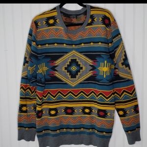 Empyre Native Design Long Sleeve Sweater Size XL